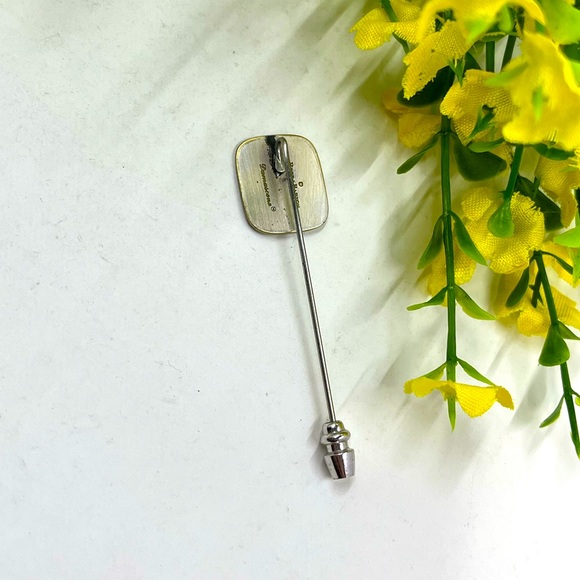 Reed & Barton Signed Flower Design Hat Pin - Picture 2 of 3